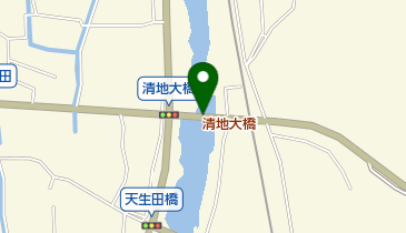 清地大橋の地図画像