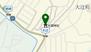 大歳神社の地図画像