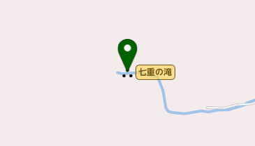 七重の滝の地図画像