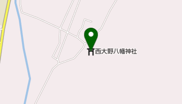 西大野八幡神社の地図画像