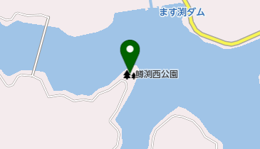 鱒渕西公園の地図画像