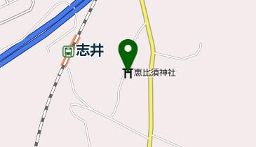 恵比須神社の地図画像
