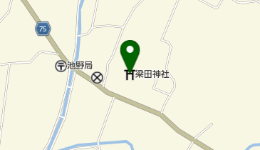 梁田神社の地図画像