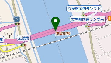 遠賀川橋の地図画像