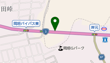 山田峠の地図画像