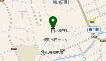 天疫神社の地図画像