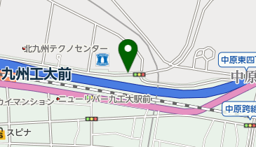 中原新町公園の地図画像