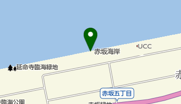 赤坂海岸の地図画像