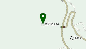 豊前坊上宮の地図画像