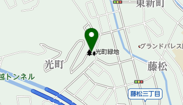 光町緑地の地図画像