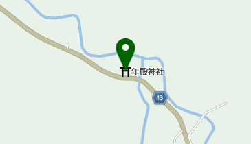 年殿神社の地図画像
