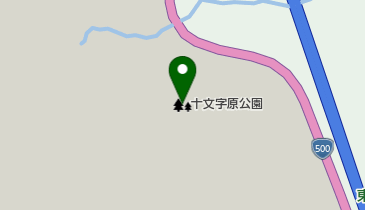 十文字原公園の地図画像