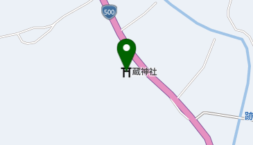 蔵神社の地図画像