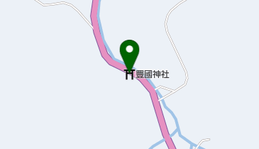豊國神社の地図画像
