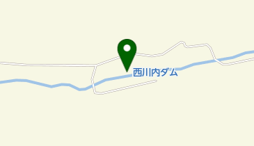西川内ダムの地図画像