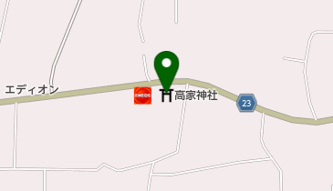 高家神社の地図画像