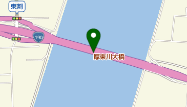 厚東川大橋の地図画像