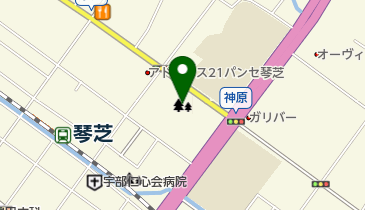 神原公園の地図画像