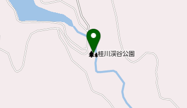 桂川渓谷公園の地図画像