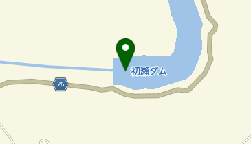 初瀬ダムの地図画像