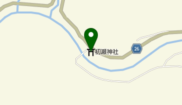 初瀬神社の地図画像