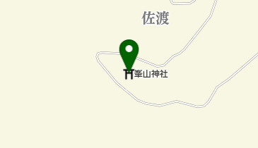 峯山神社の地図画像