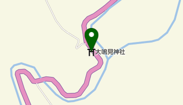 大鳴見神社の地図画像