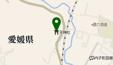 天神社の地図画像