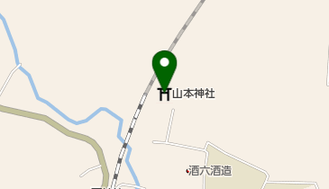 山本神社の地図画像