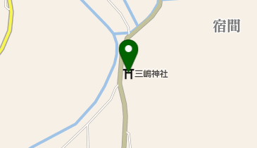 三嶋神社の地図画像