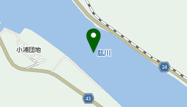 肱川の地図画像