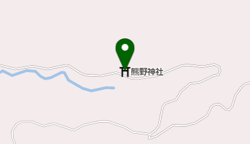 熊野神社の地図画像