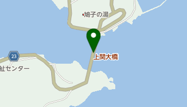 上関大橋の地図画像