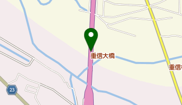 重信大橋の地図画像