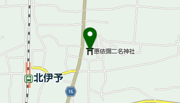 惠依彌二名神社の地図画像