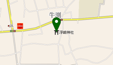 浮嶋神社の地図画像