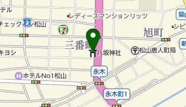 八坂神社の地図画像