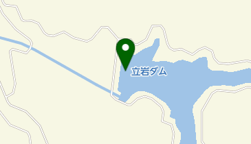 立岩ダムの地図画像