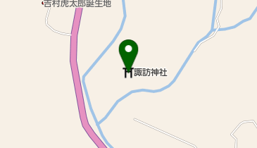 諏訪神社の地図画像