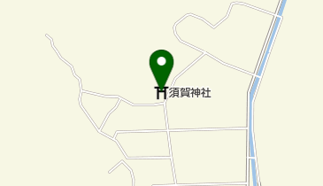 須賀神社の地図画像