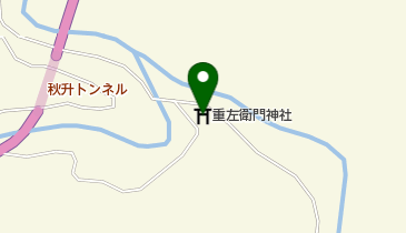 重左衛門神社の地図画像
