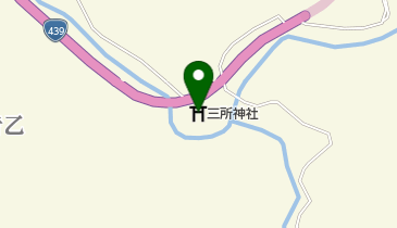 三所神社の地図画像