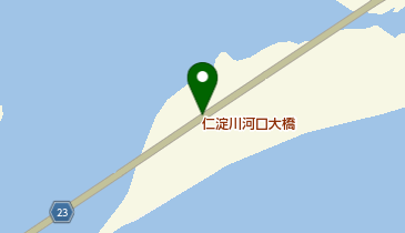 仁淀川河口大橋の地図画像