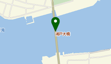 浦戸大橋の地図画像