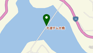 大渡ダム大橋の地図画像