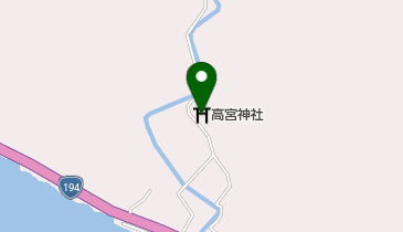 高宮神社の地図画像