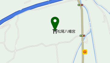 松尾八幡宮の地図画像