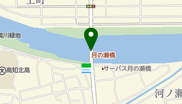 月の瀬橋の地図画像