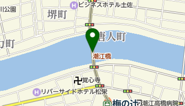 潮江橋の地図画像