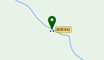 鞍瀬渓谷の地図画像